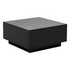 Table basse LED avec plateau en verre trempé dépoli
