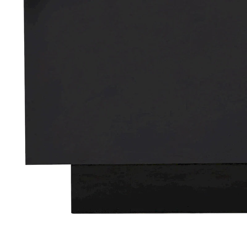 Table basse LED avec plateau en verre trempé dépoli