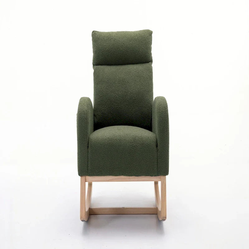 Fauteuil à bascule en tissu