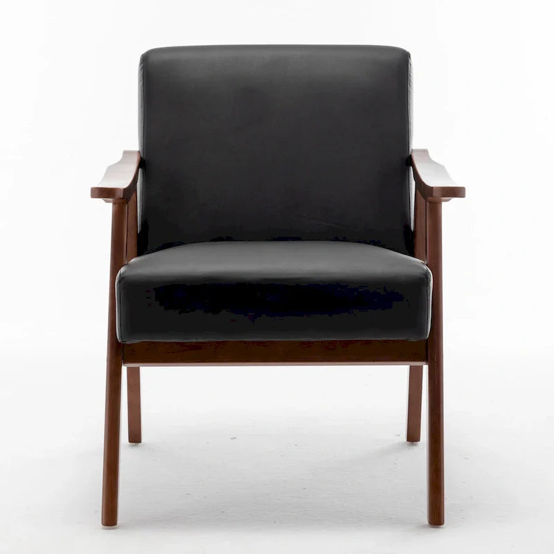 Fauteuil d'appoint large en similicuir 26.37
