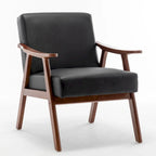 Fauteuil d'appoint large en similicuir 26.37