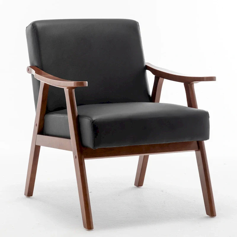 Fauteuil d'appoint large en similicuir 26.37