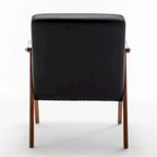Fauteuil d'appoint large en similicuir 26.37