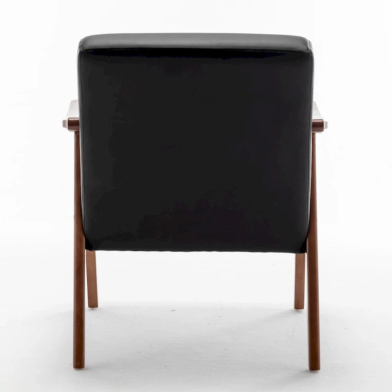 Fauteuil d'appoint large en similicuir 26.37