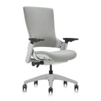 Chaise de bureau ergonomique réglable en hauteur – Tissu gris