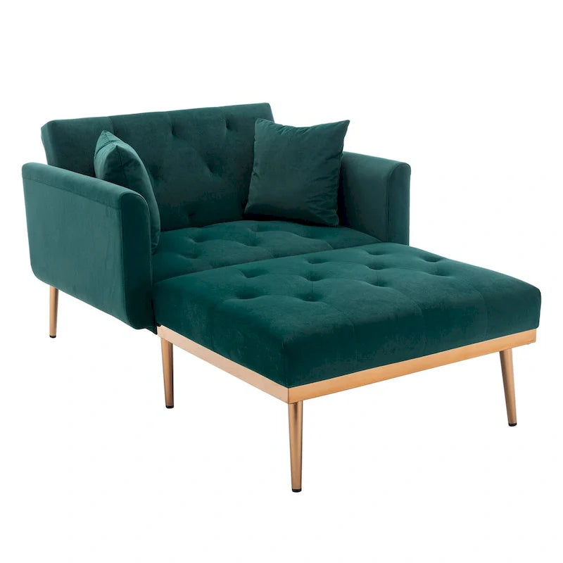 Fauteuil crapaud avec rembourrage en mousse et revêtement en velours